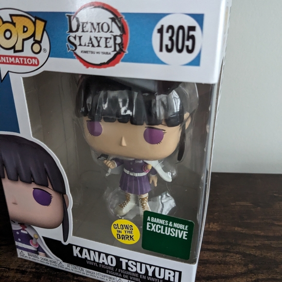 NEW Demon Slayer Kanao Tsuyuri Glow GITD  Funko Pop Barnes and Noble exclusive - Picture 7 of 10